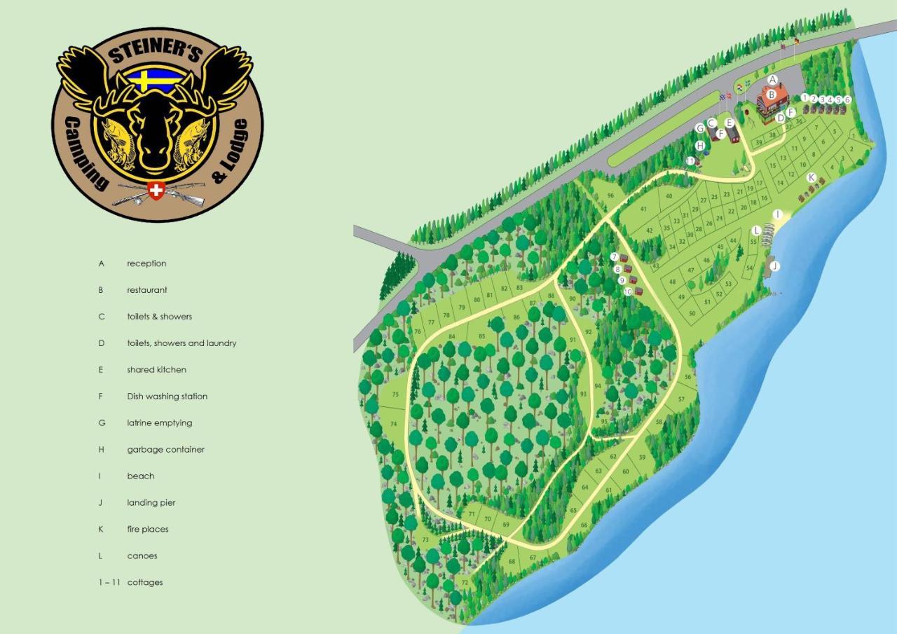 Steiner'S Camping & Lodge Johannisholm Ngoại thất bức ảnh